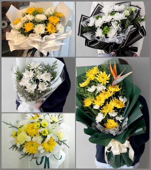 贵州遵义赤水市大同镇白事花束代送